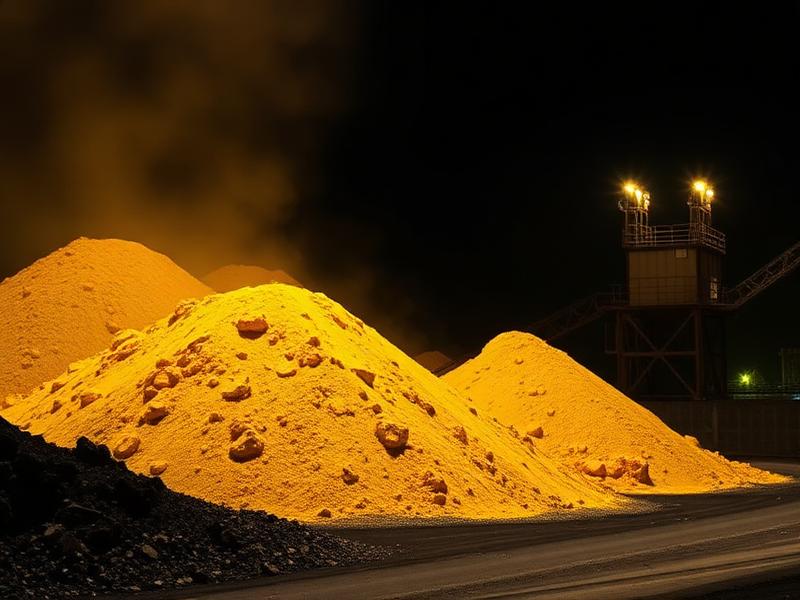 Sulphur — industrial-grade commodity sourced and transported by CommoFlow