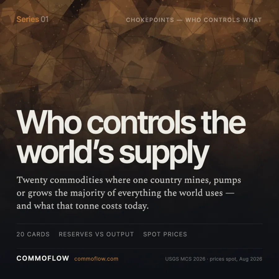 Who Produces the World's Raw Materials in 2026